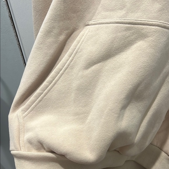 Comfrt Beige Hoodie/Sweats Set with Embroidered Logo - Picture 4 of 11